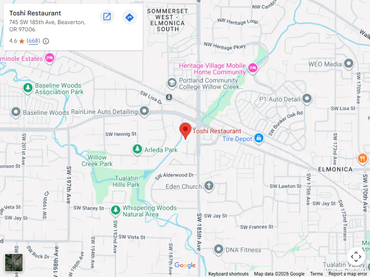 Location, 745 SW 185th Ave, Beaverton, OR 97006